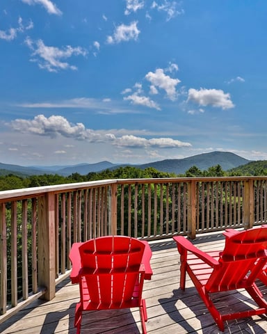 Vermont Green Mountains summer panorama