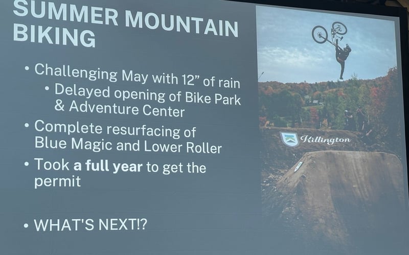 Summer Mountain Biking: Blue Magic and Lower Roller resurfaced, Bike Park and Adventure Center
